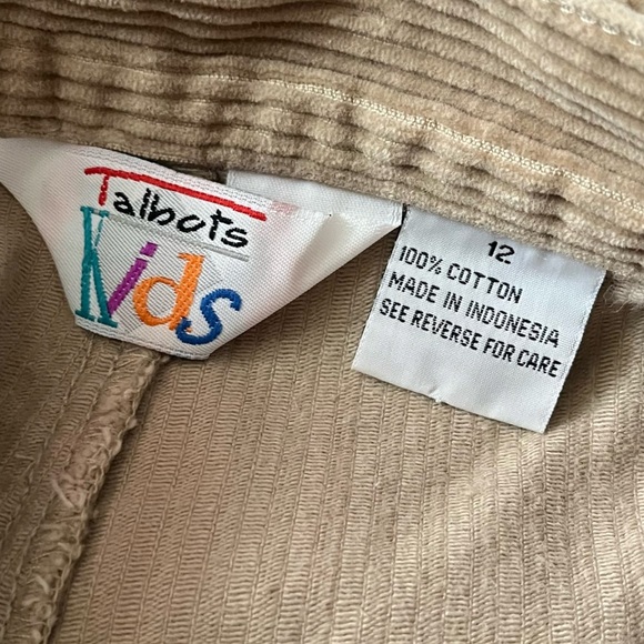 Talbots Kids • Tan Corduroy Pants - Picture 5 of 5